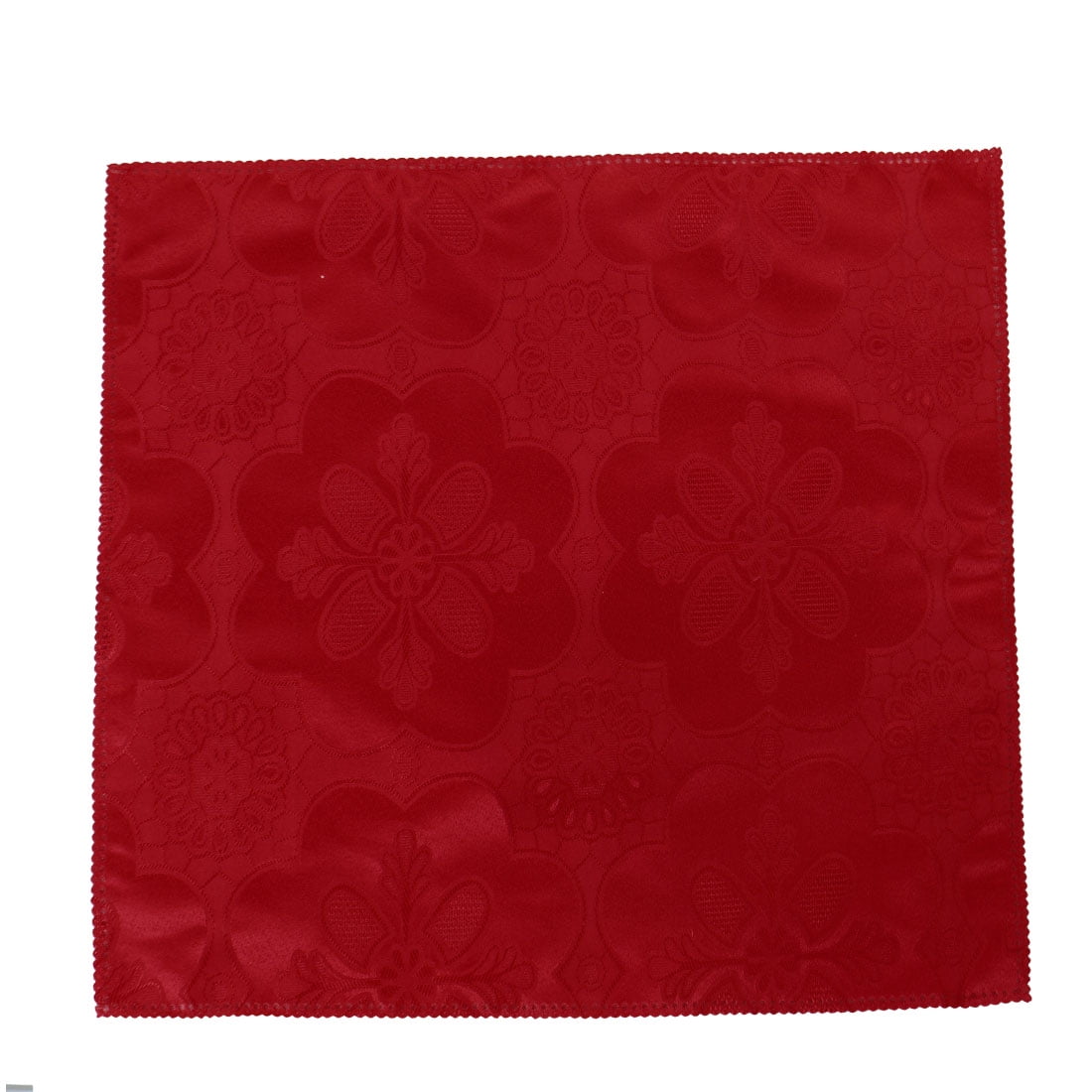 Hotel Fabric Square Table Glass Decor Cleaning Dinner Cloth Napkin Red 50 x 50cm